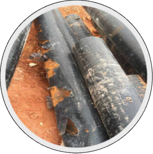 涂塑鋼管生銹腐蝕圖片